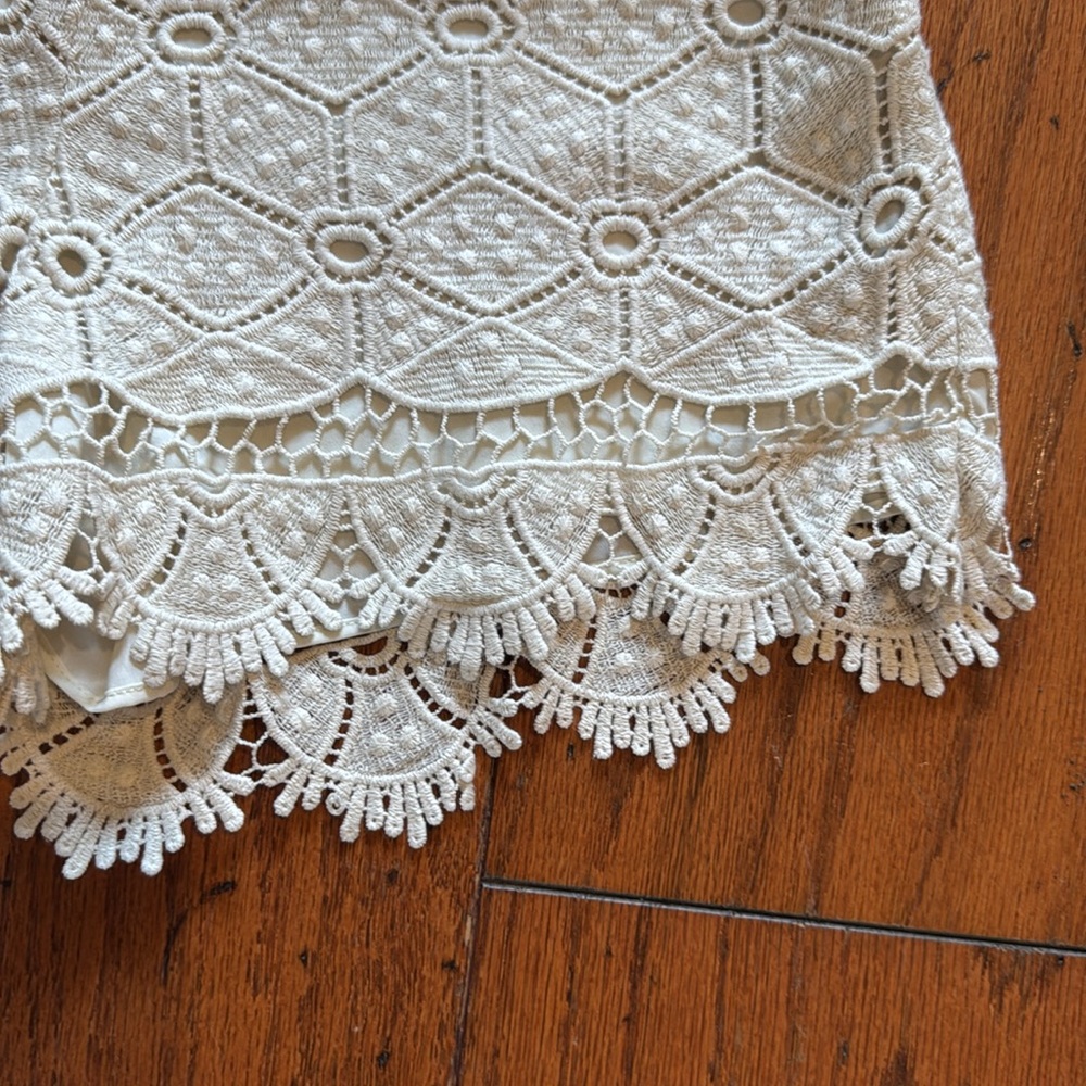 Gorgeous, feminine, never worn, sz. 2, Dolce Vita crocheted shorts - Picture 2 of 6